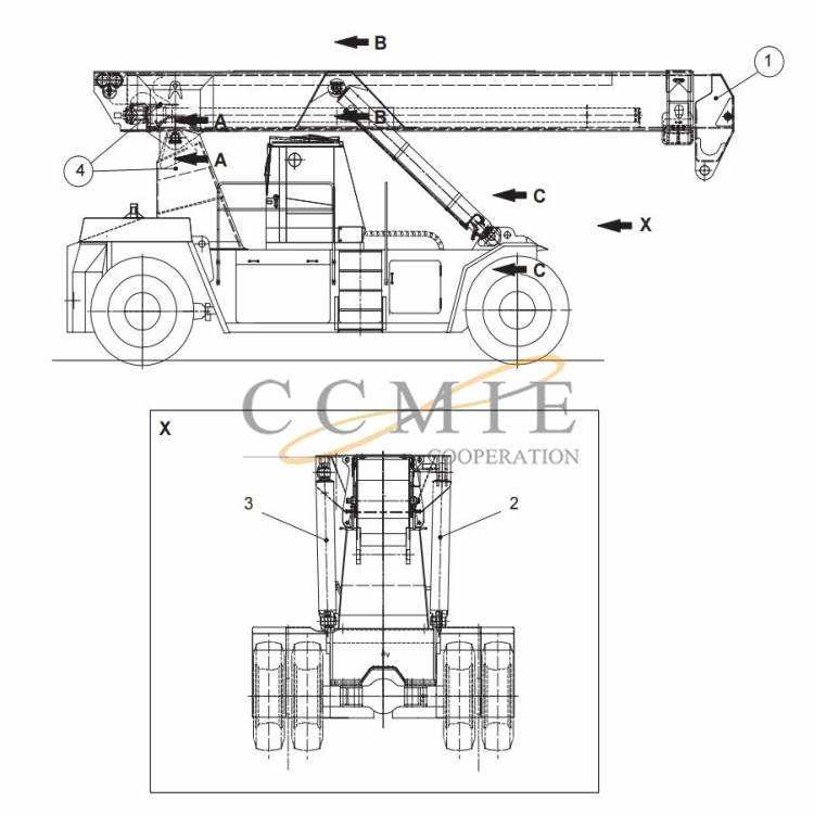 boom lift parts diagram