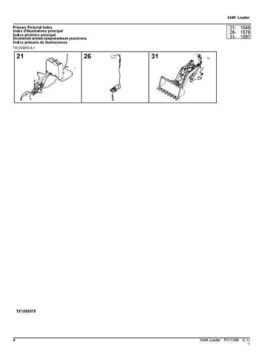 john deere 544k parts diagram