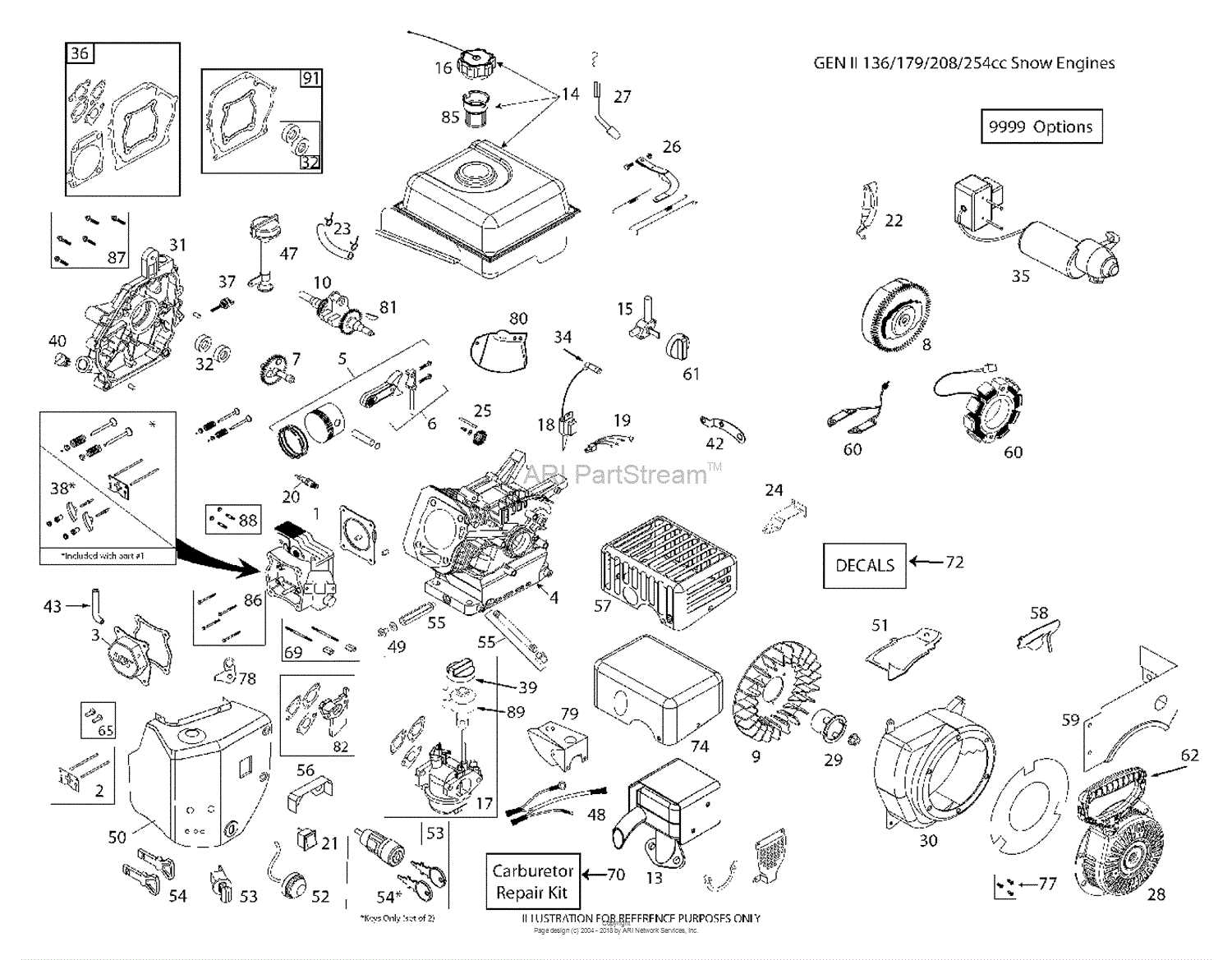 husqvarna st 227p parts diagram