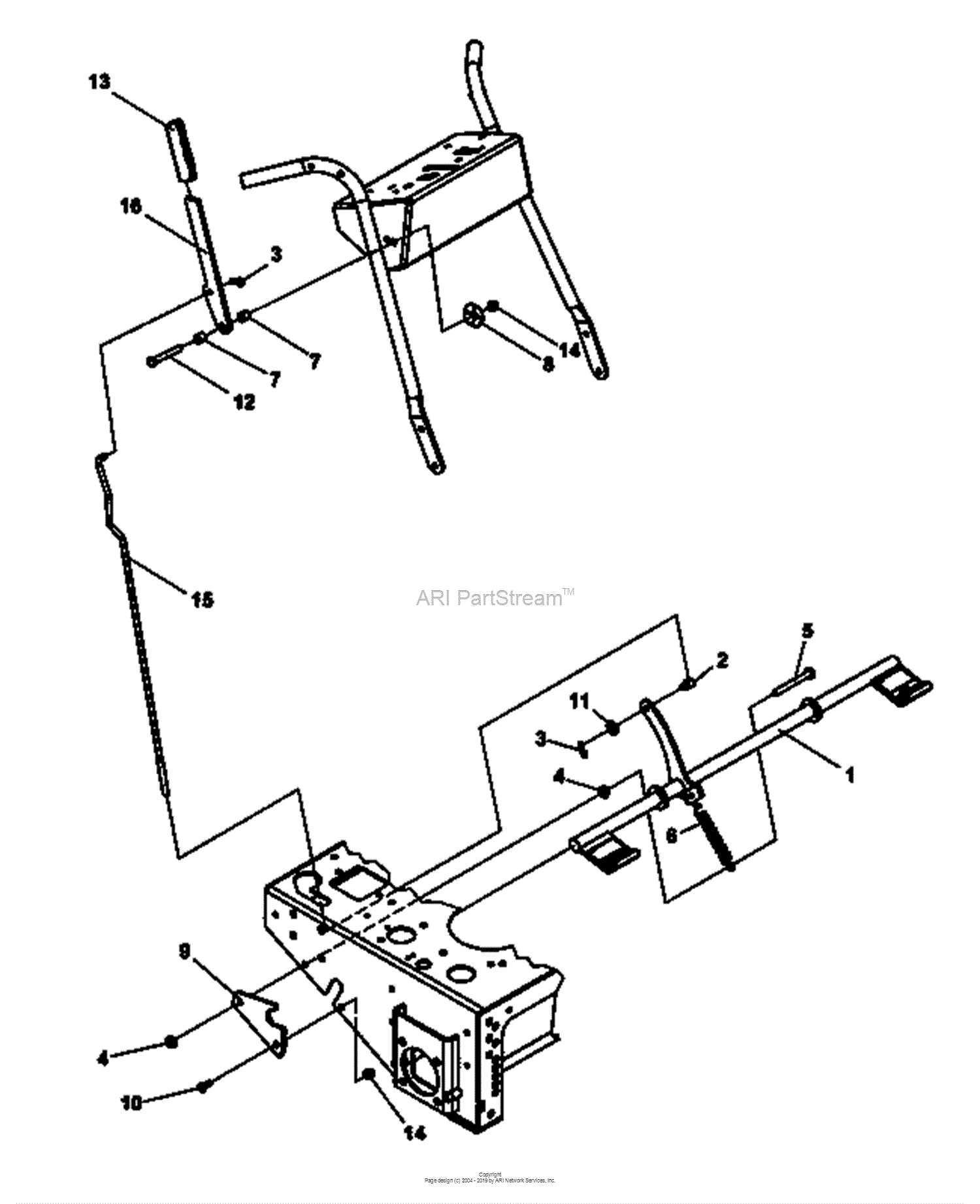 parking brake parts diagram