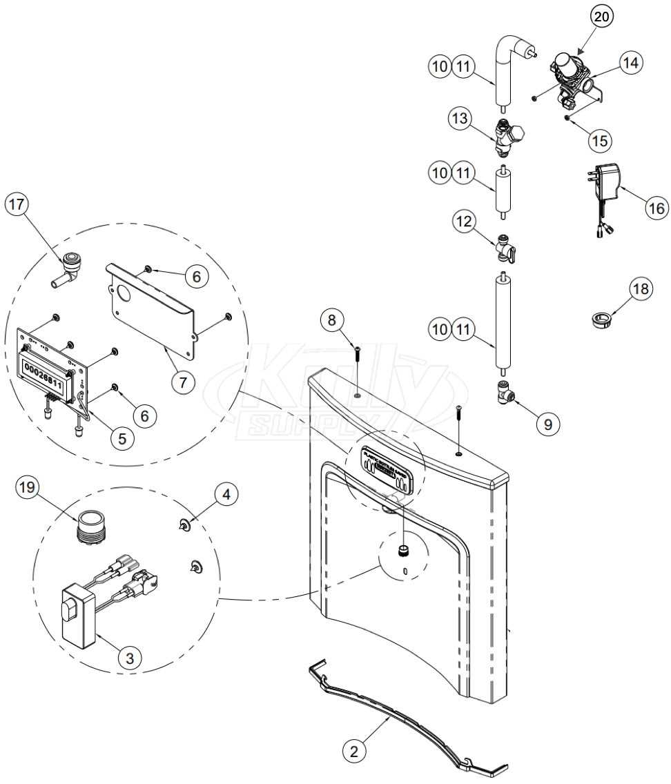 kenmore refrigerator model 253 parts diagram