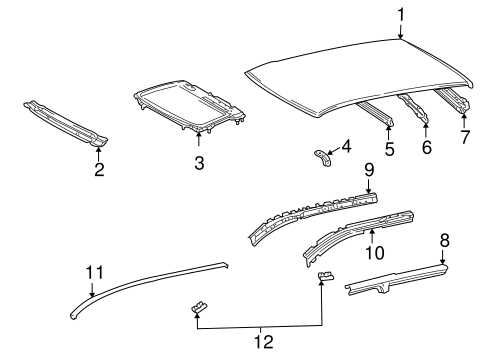 2004 toyota matrix parts diagram