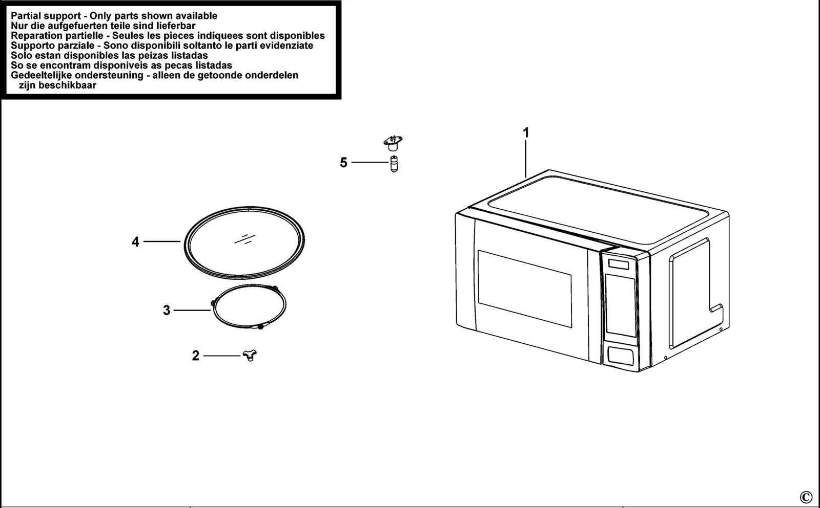 lg microwave parts diagram