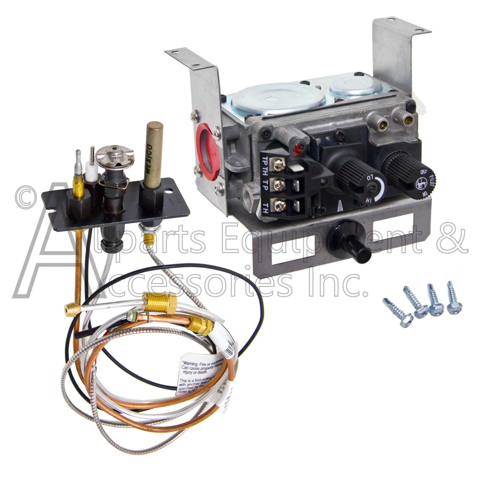 honeywell gas valve parts diagram