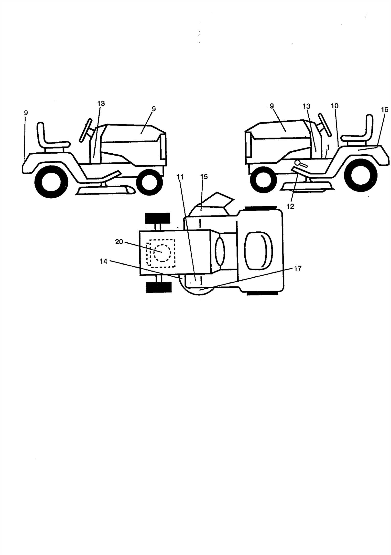 craftsman model 944 parts diagram