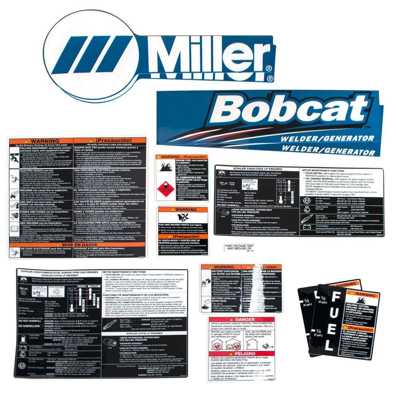 miller bobcat 250 parts diagram