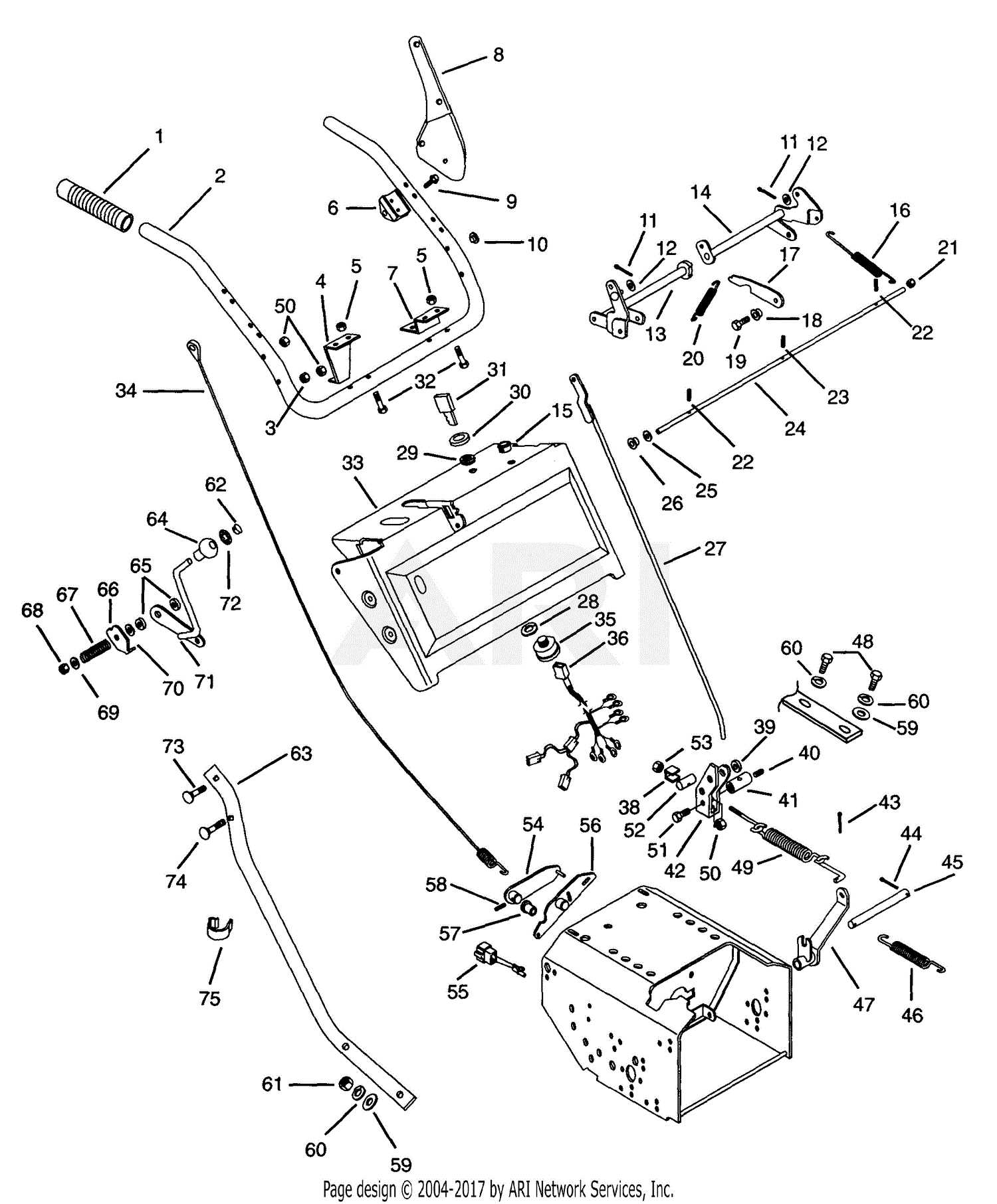 ariens 824 parts diagram