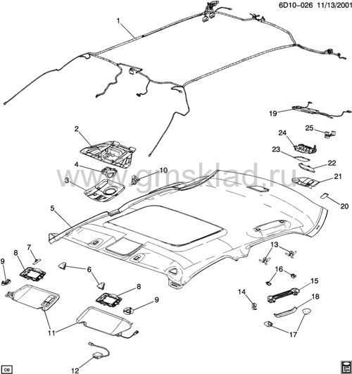 2003 cadillac cts parts diagram