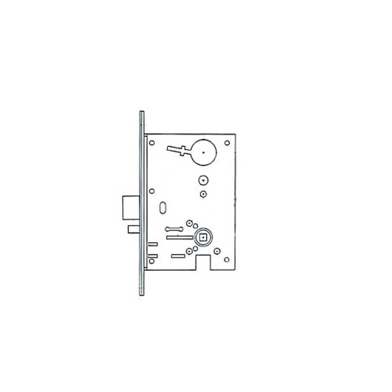 mortise lock parts diagram