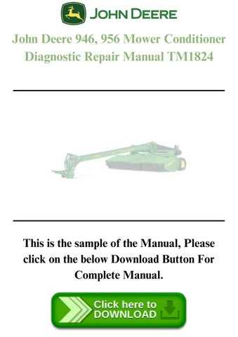 john deere 956 moco parts diagram