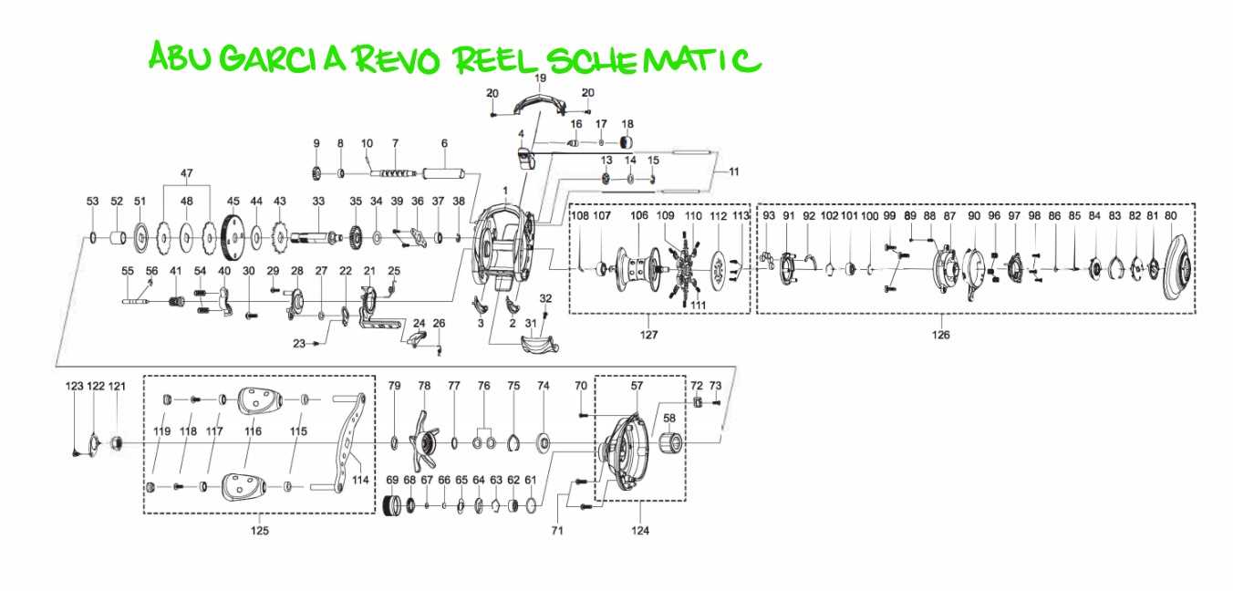 manual abu garcia reel parts diagram