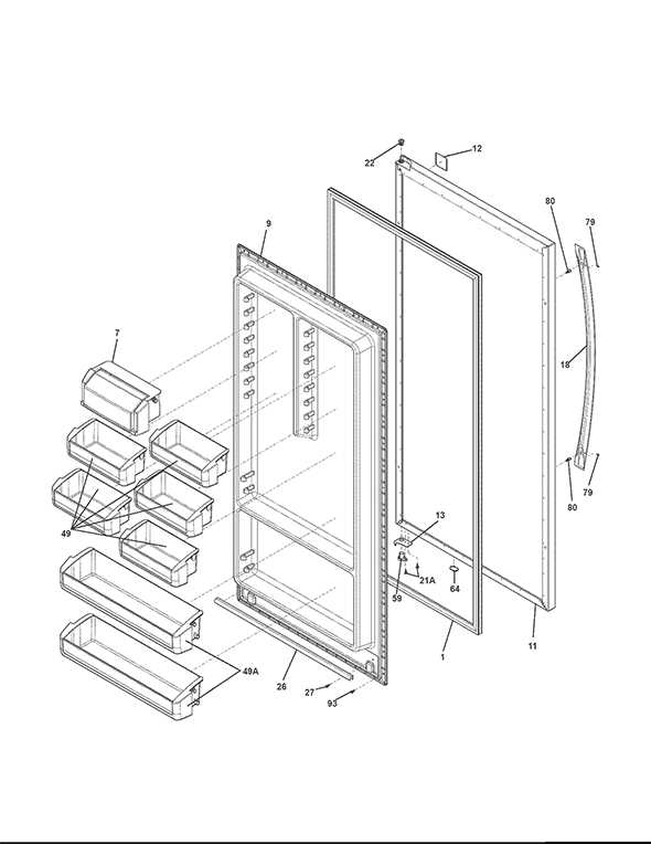 kenmore refrigerator model 253 parts diagram