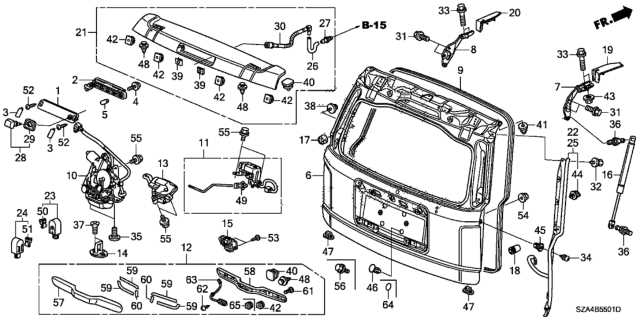 2006 honda pilot parts diagram