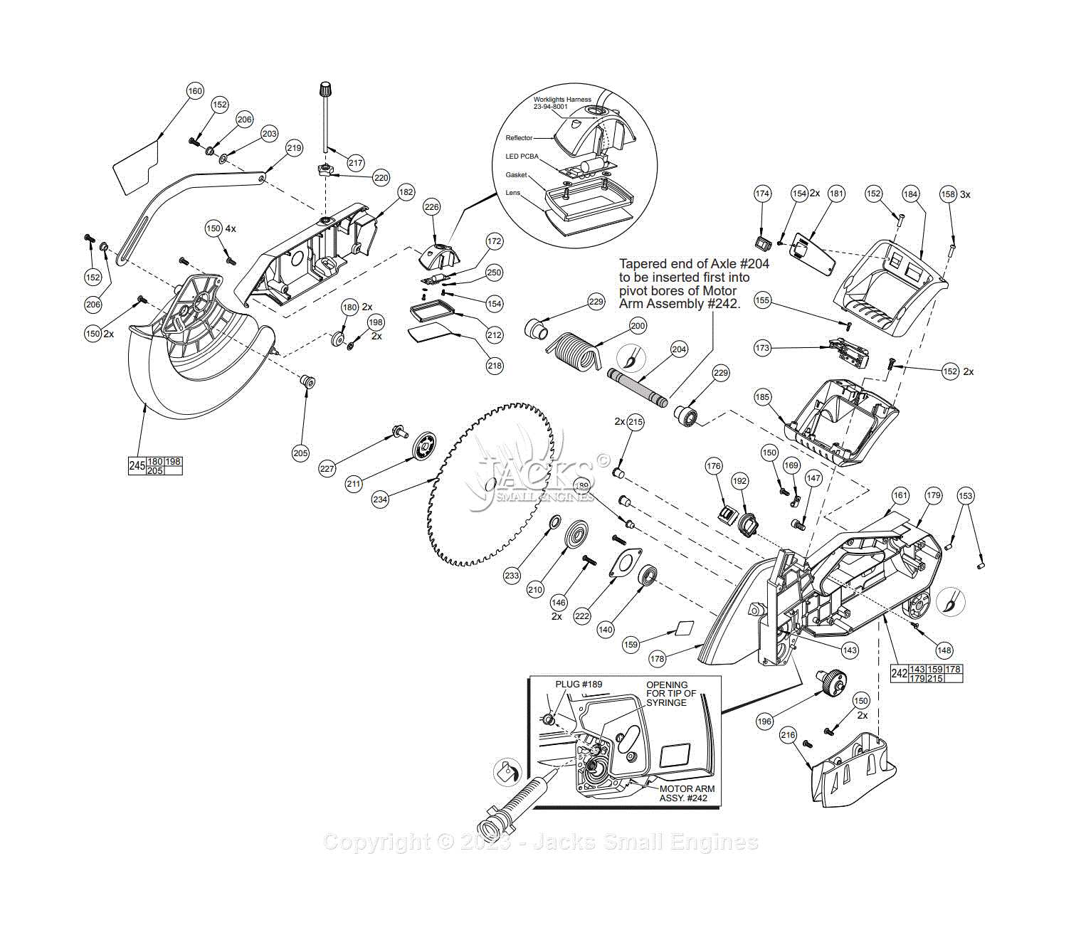 compound mitre saw parts diagram