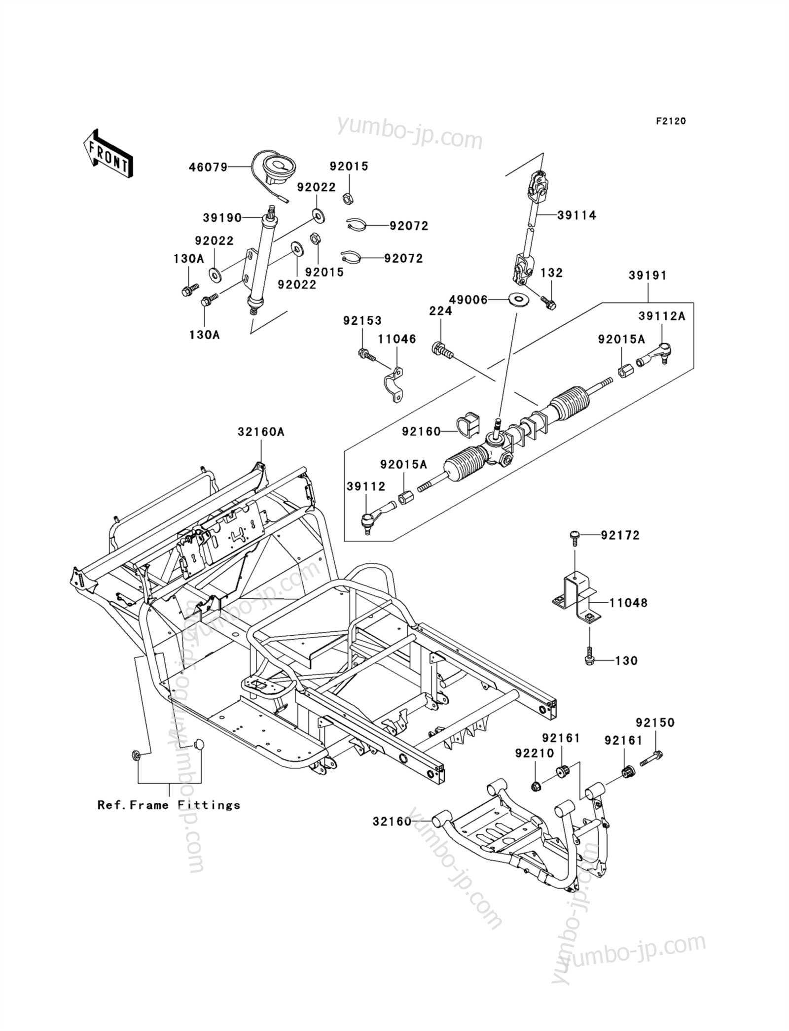 kawasaki mule 3010 parts diagram