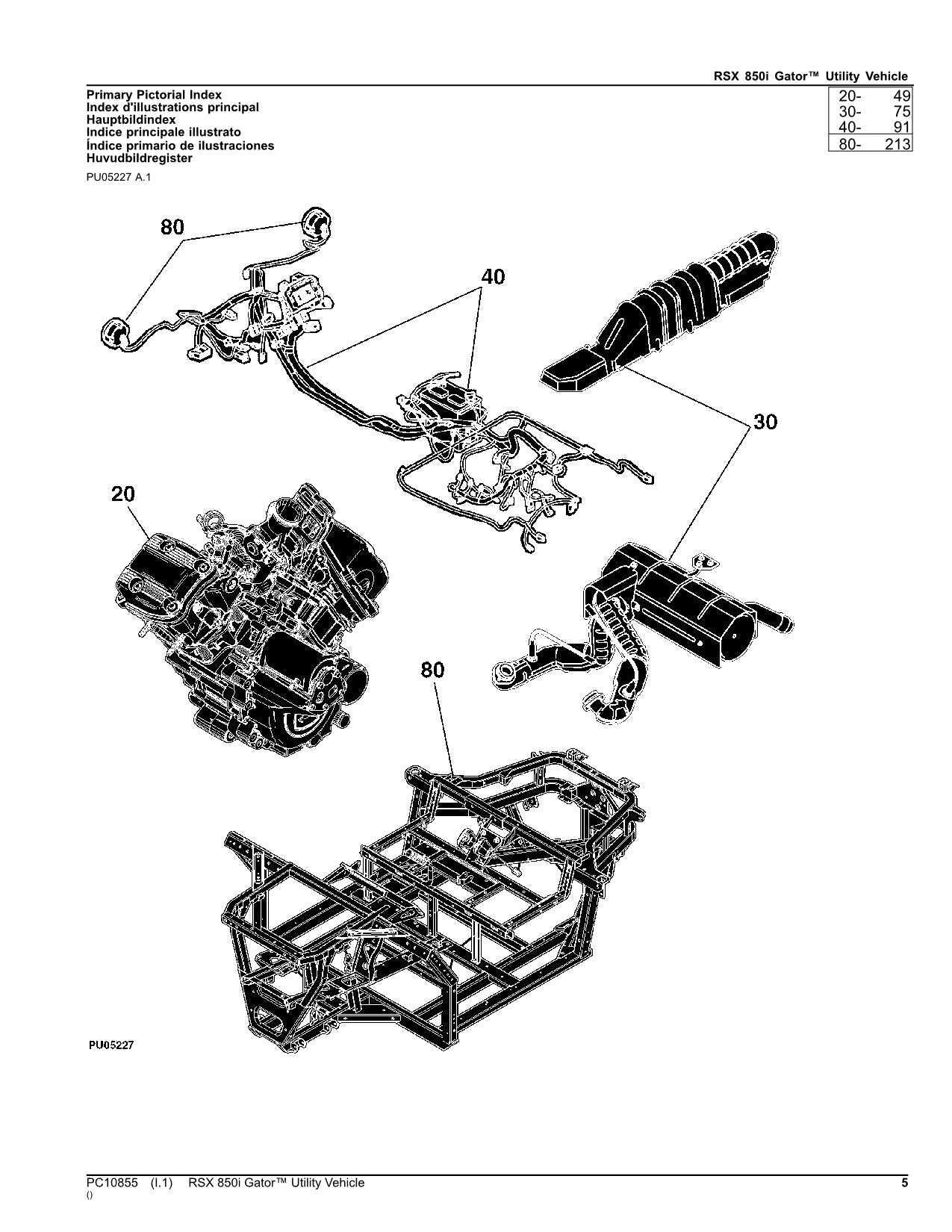 john deere 825i parts diagram