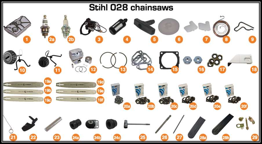 stihl ms 261 chainsaw parts diagram