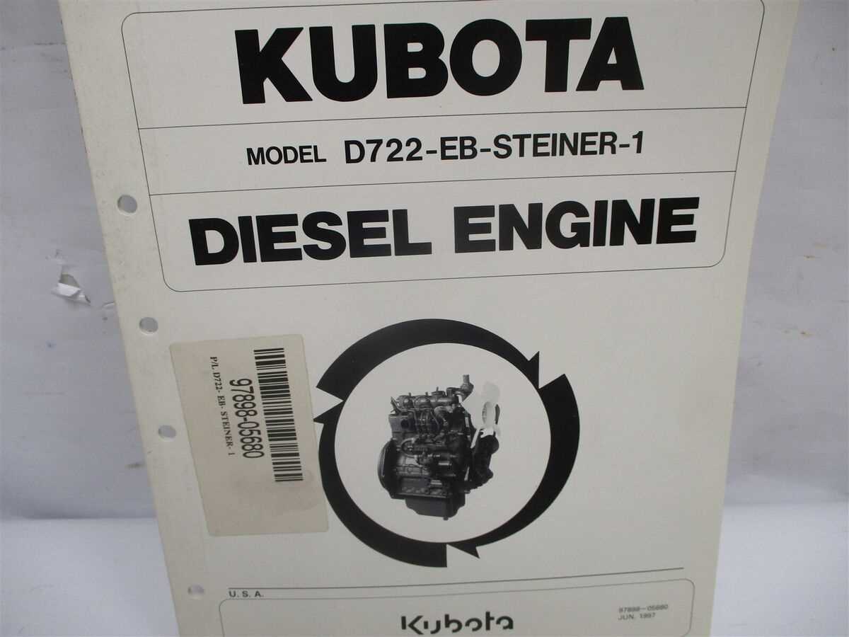kubota d722 engine parts diagram