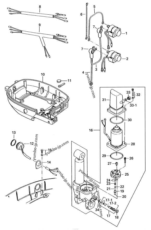 mercury 30 hp outboard parts diagram