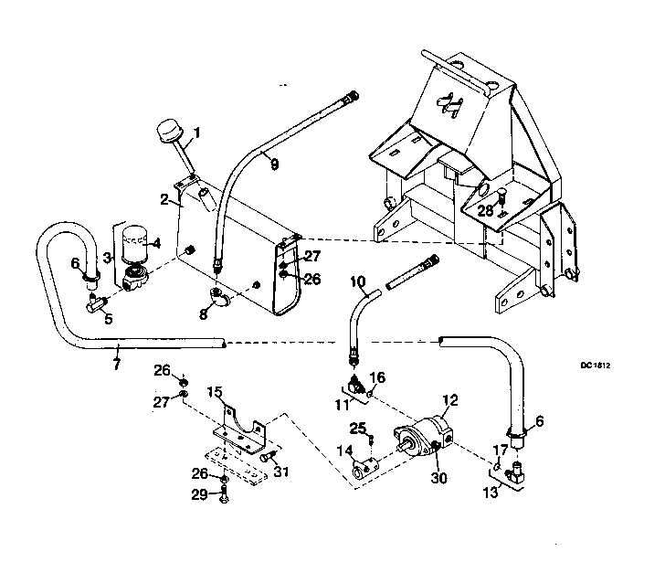 john deere 455 parts diagram