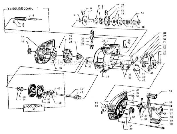 baitcaster abu garcia black max parts diagram