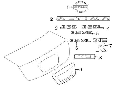 2006 nissan altima parts diagram