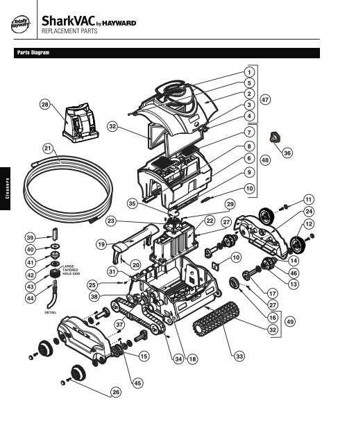 hayward cartridge filter parts diagram