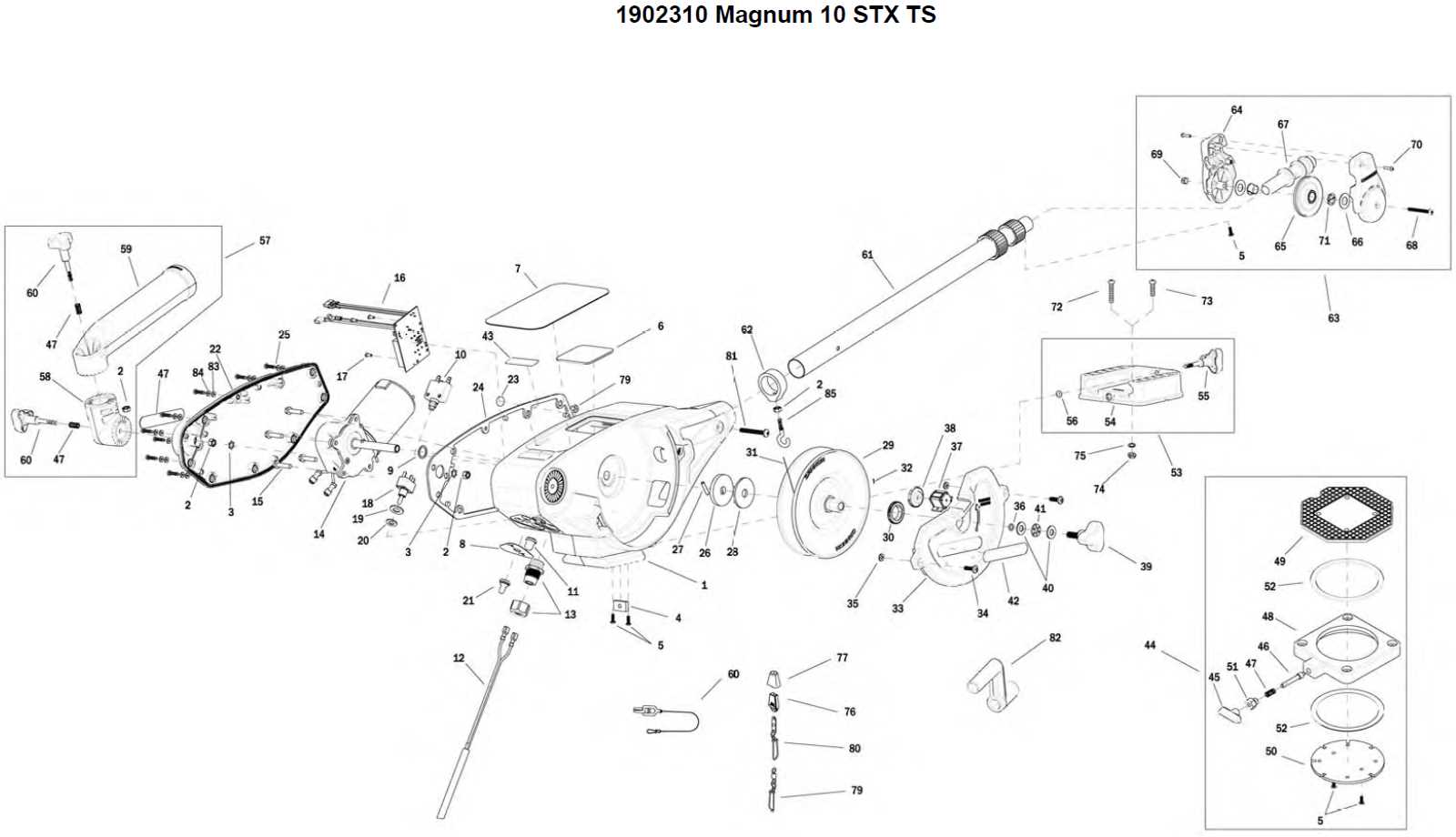 big jon downrigger parts diagram