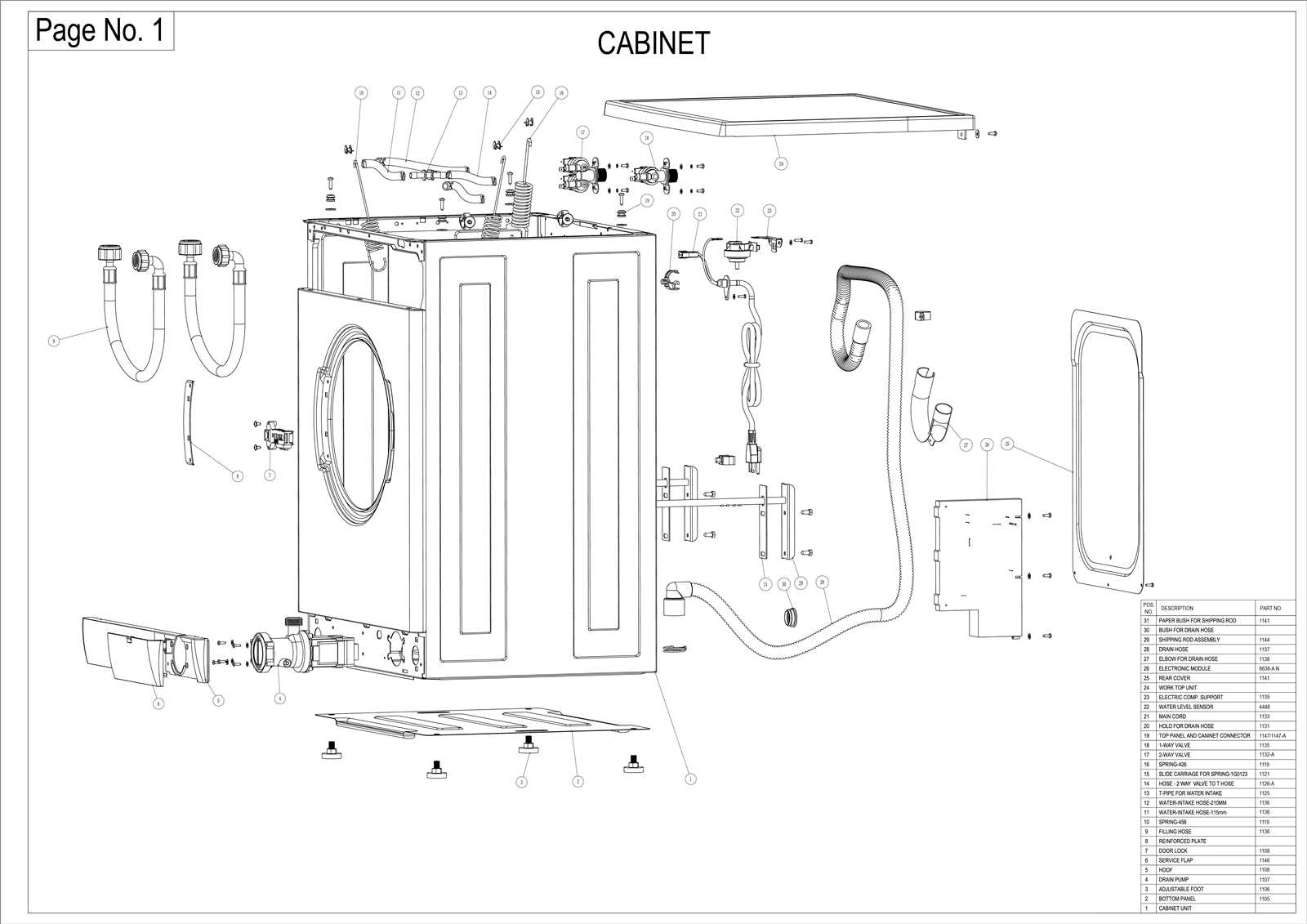 parts diagram for ge washing machine