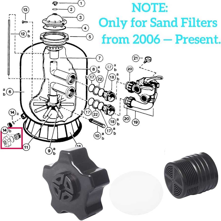 hayward pool sand filter parts diagram