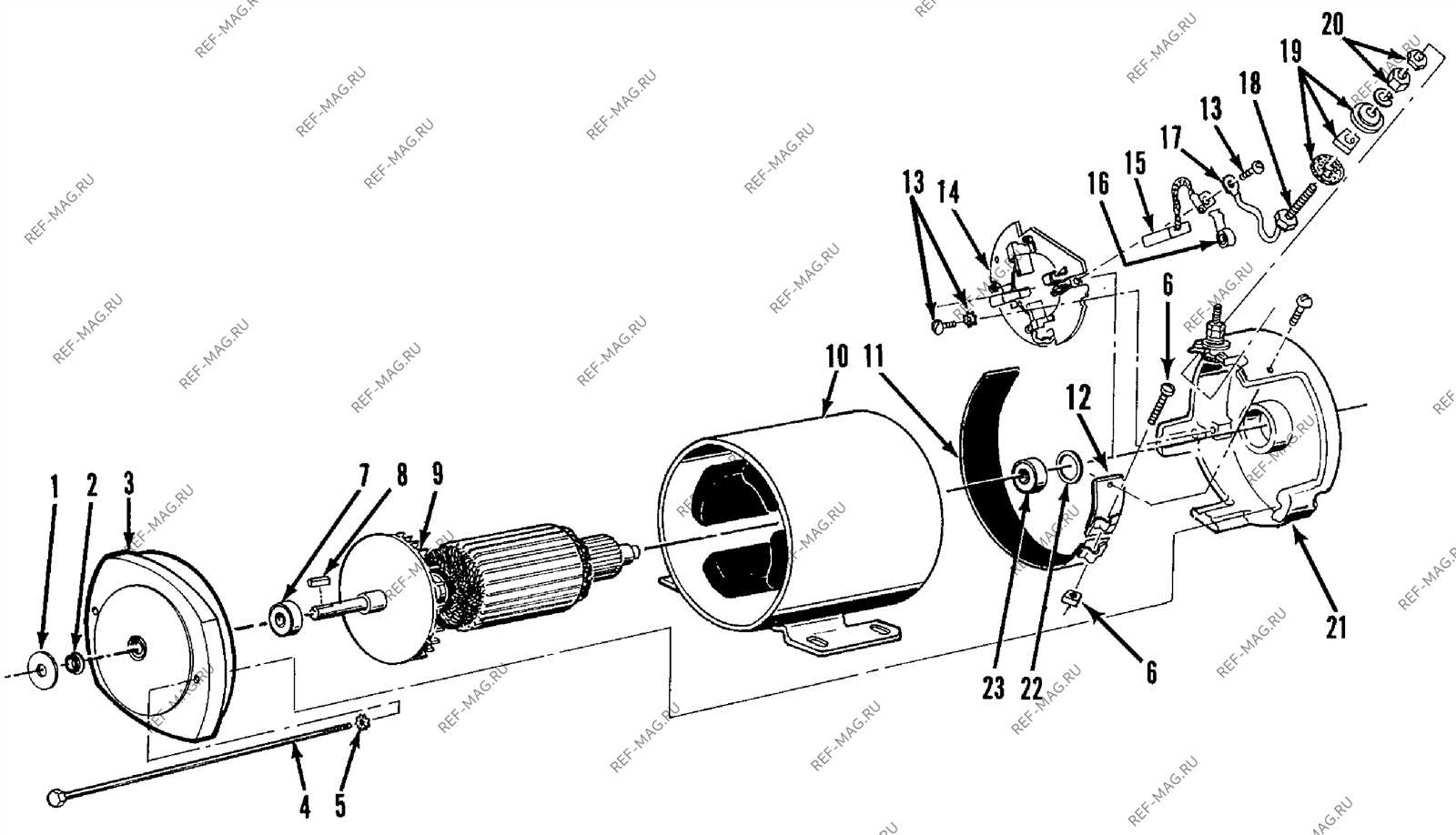 ge electric motor parts diagram