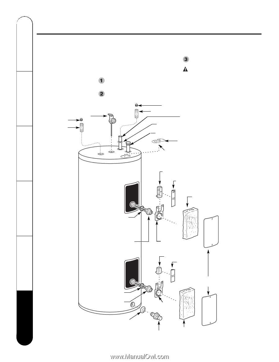 ge gas water heater parts diagram