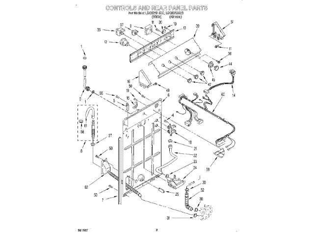 kenmore washer 110 parts diagram