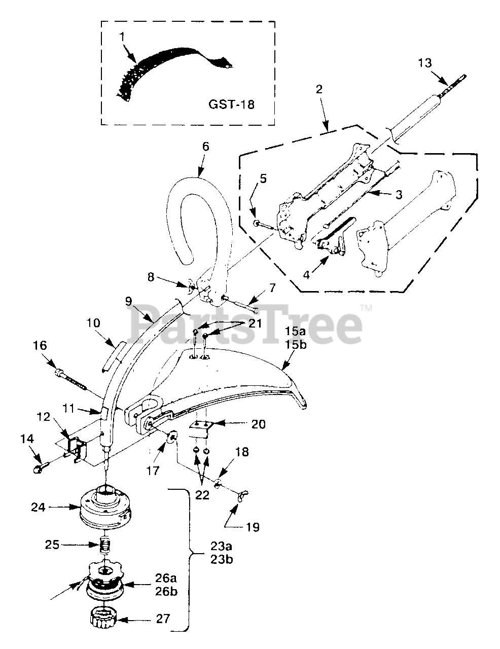 homelite 26b parts diagram