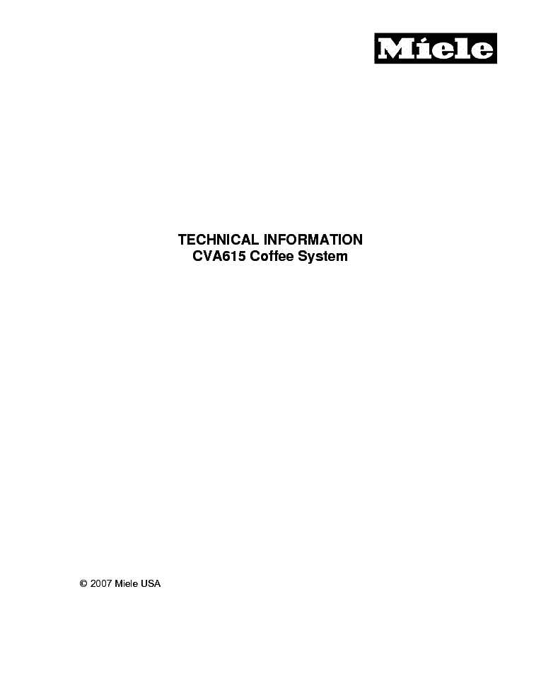 miele cva615 parts diagram