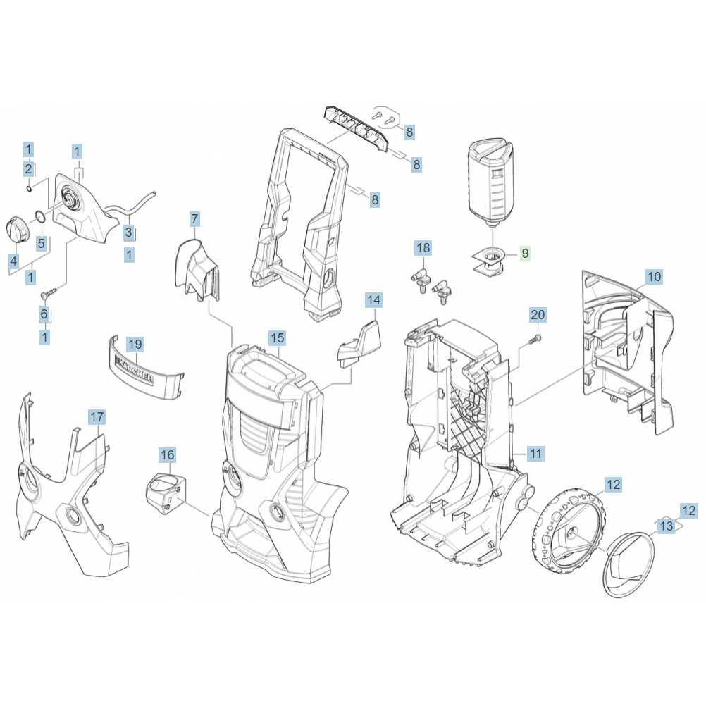 karcher k5 pressure washer parts diagram