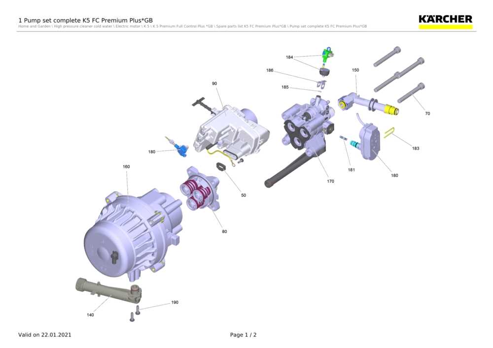 karcher k5 pressure washer parts diagram