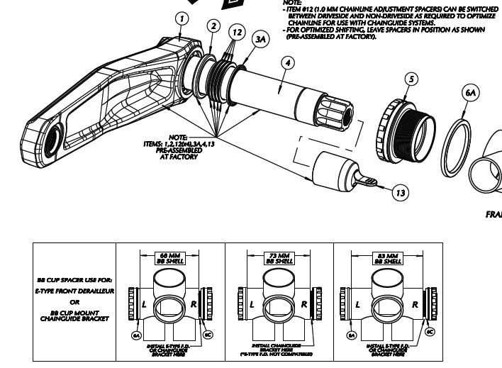 bike parts diagram bottom bracket