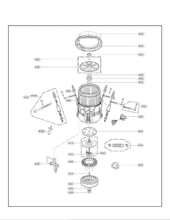 lg inverter direct drive washer parts diagram