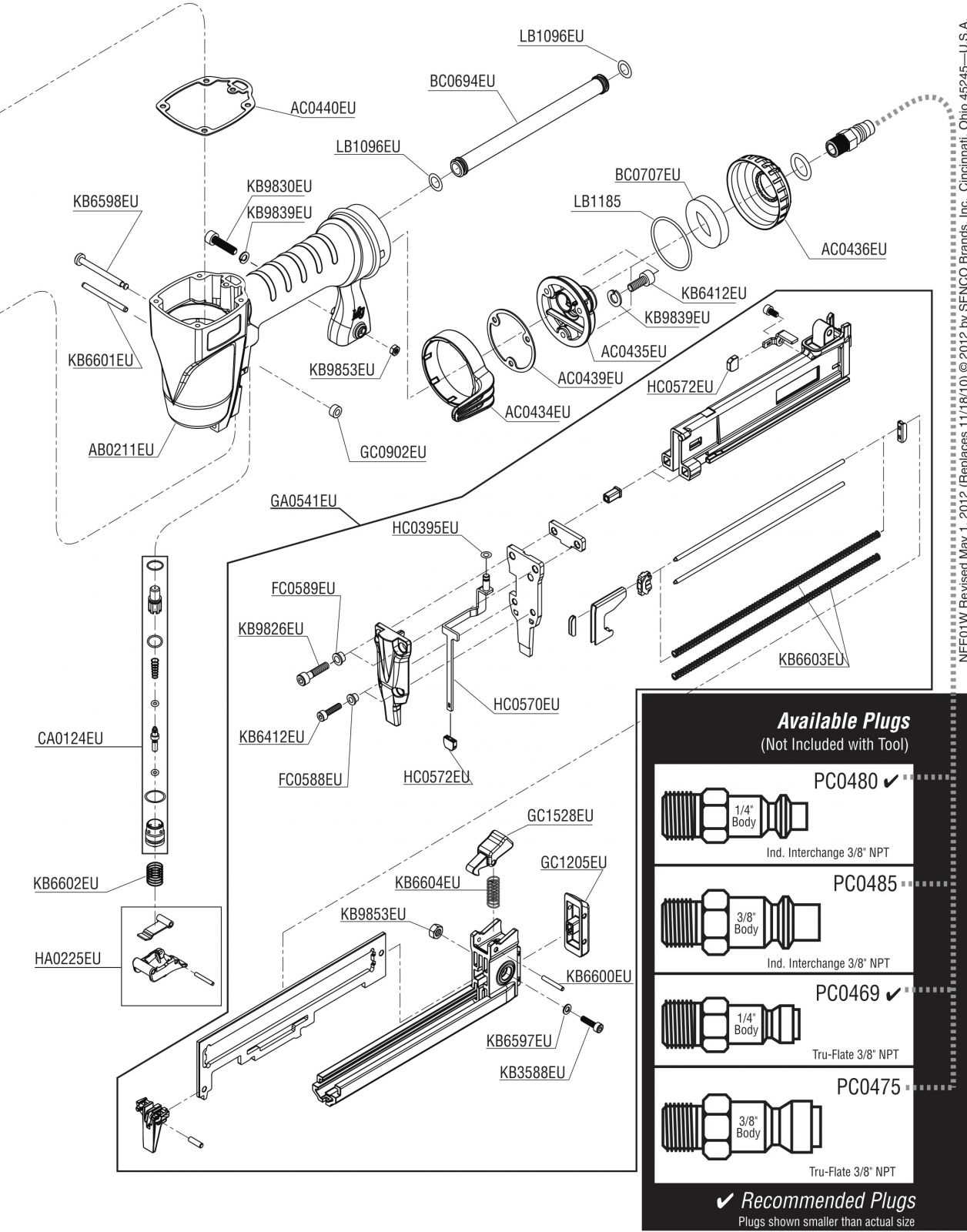 dewalt d51825 parts diagram