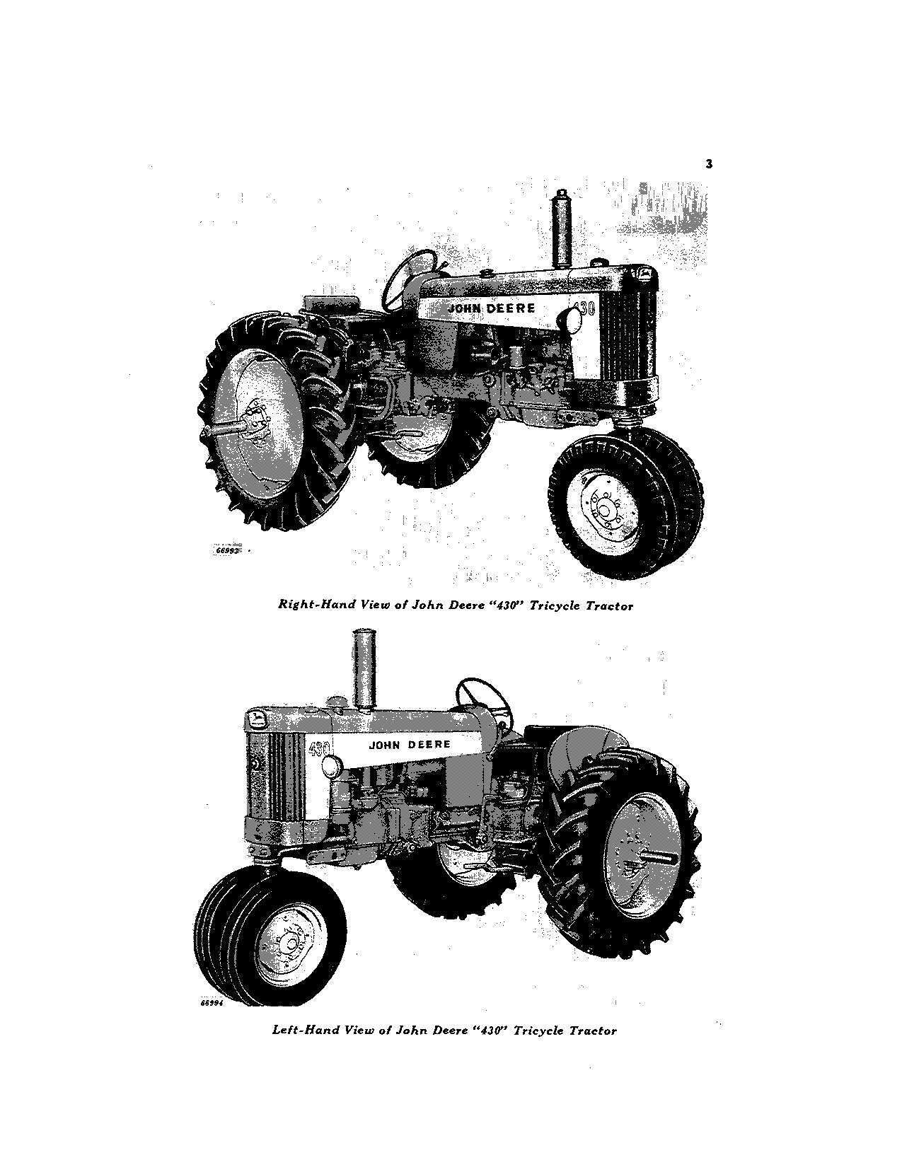 john deere 430 parts diagram