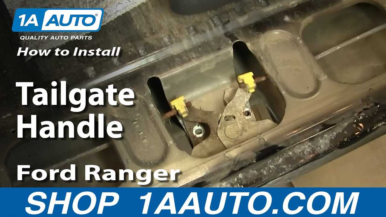 ford ranger tailgate parts diagram