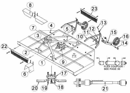 king kutter tiller parts diagram