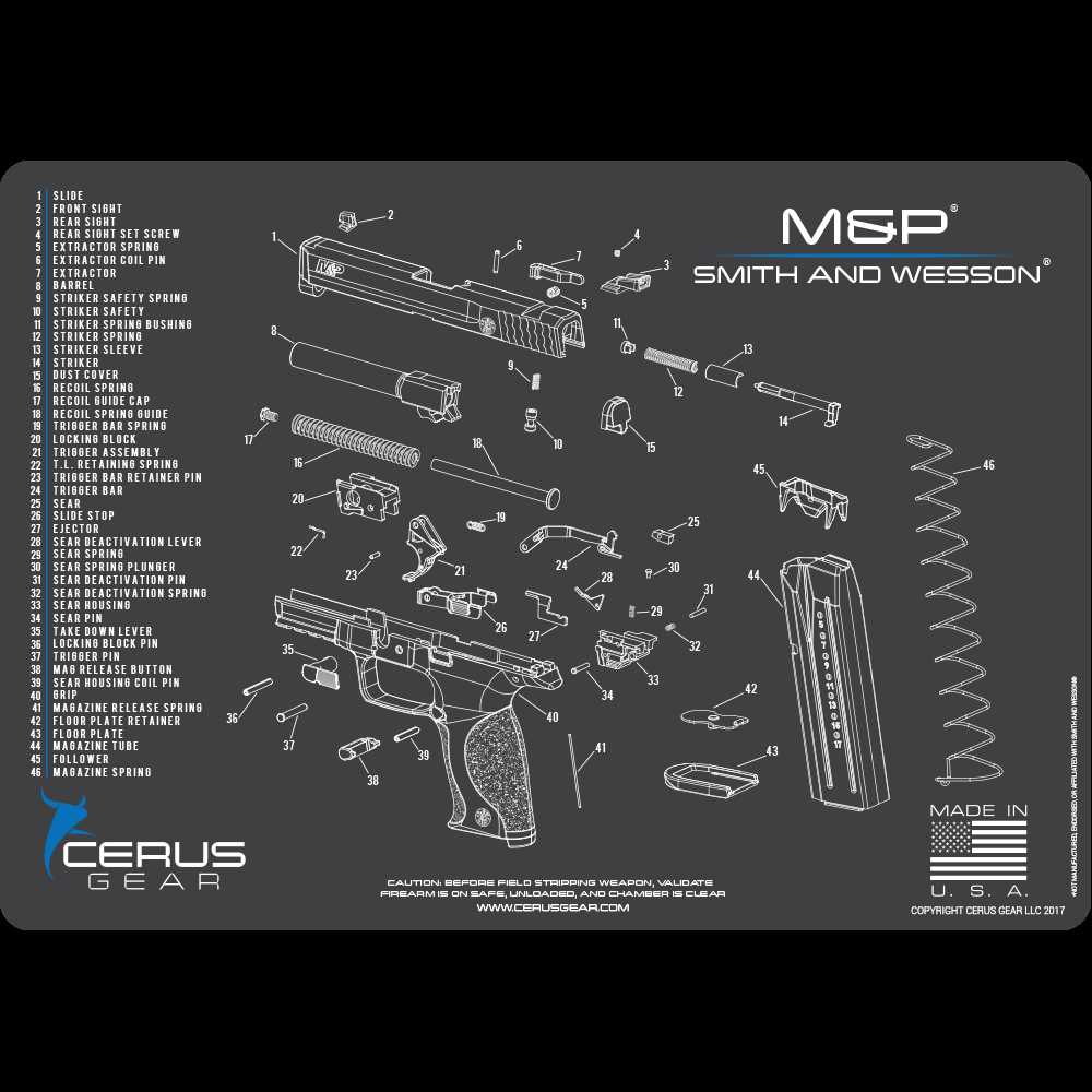 m&p 22 parts diagram