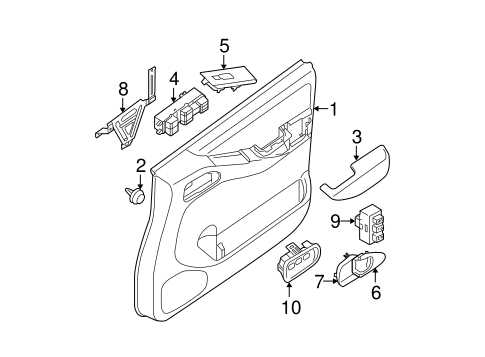 2005 nissan pathfinder parts diagram