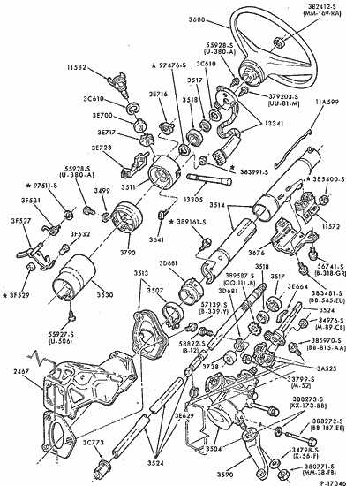 front end f250 steering parts diagram