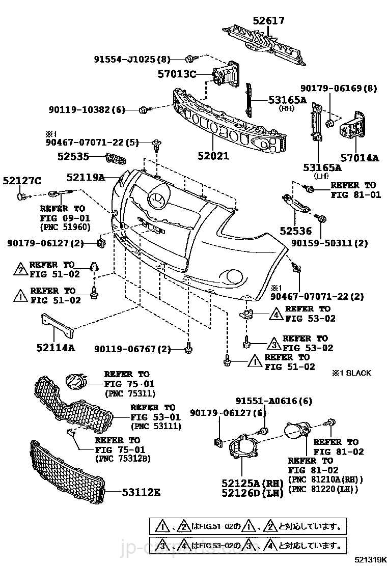 bumper parts diagram