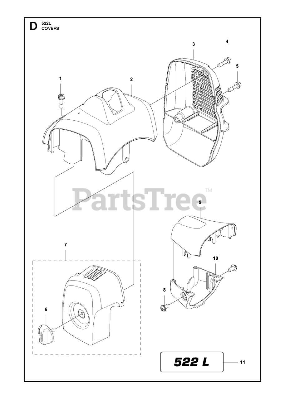 husqvarna 522l parts diagram