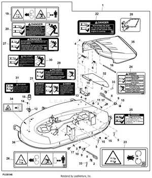 john deere 42c mower deck parts diagram