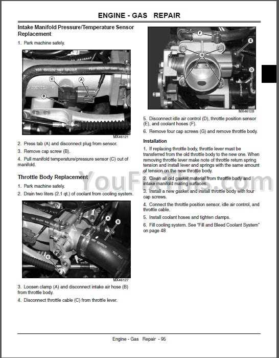 john deere gator 825i parts diagram